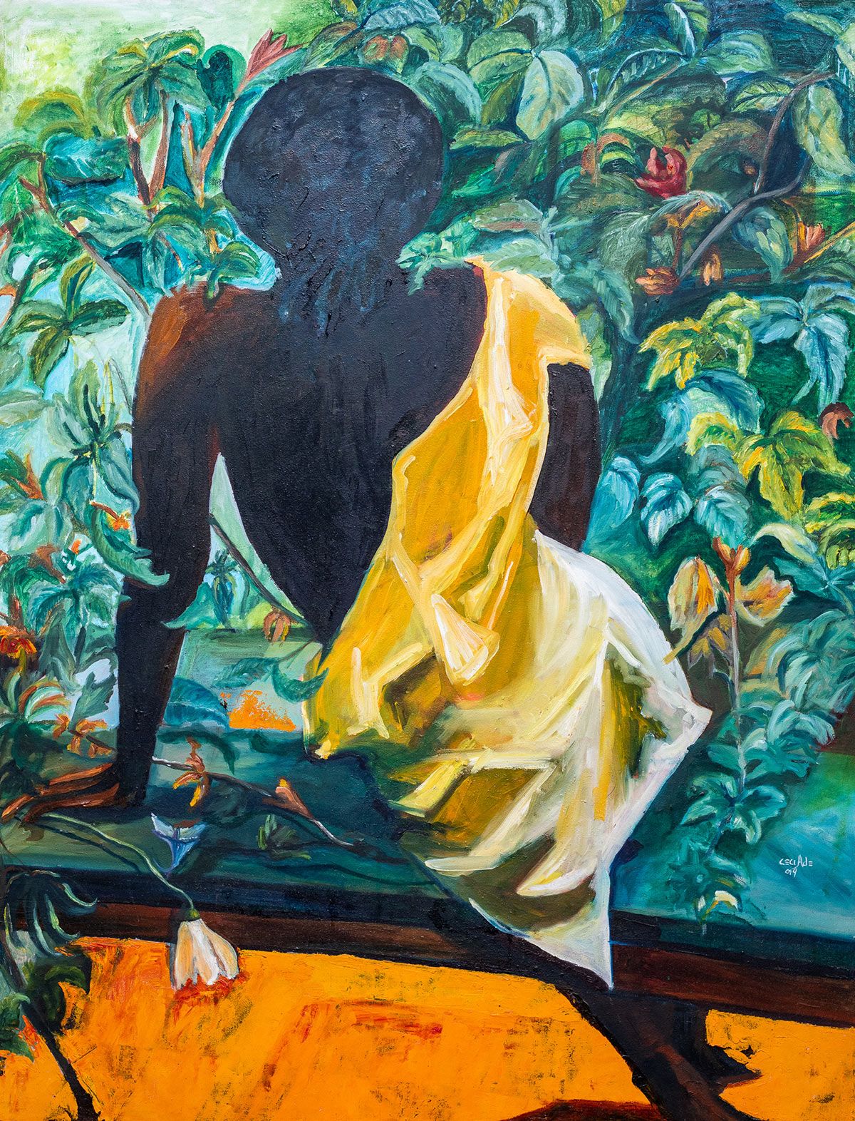 Cecilia Lamptey-Botchway: Relaxing in the Royal Garden, 2019