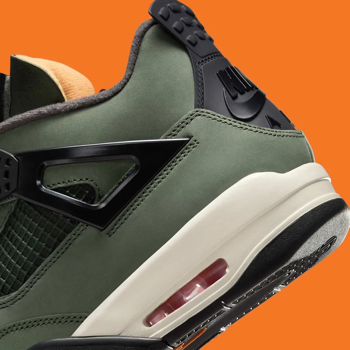 Official Images Of The UNDEFEATED x Air Jordan 4 : Releases on SNKRS on August 28th