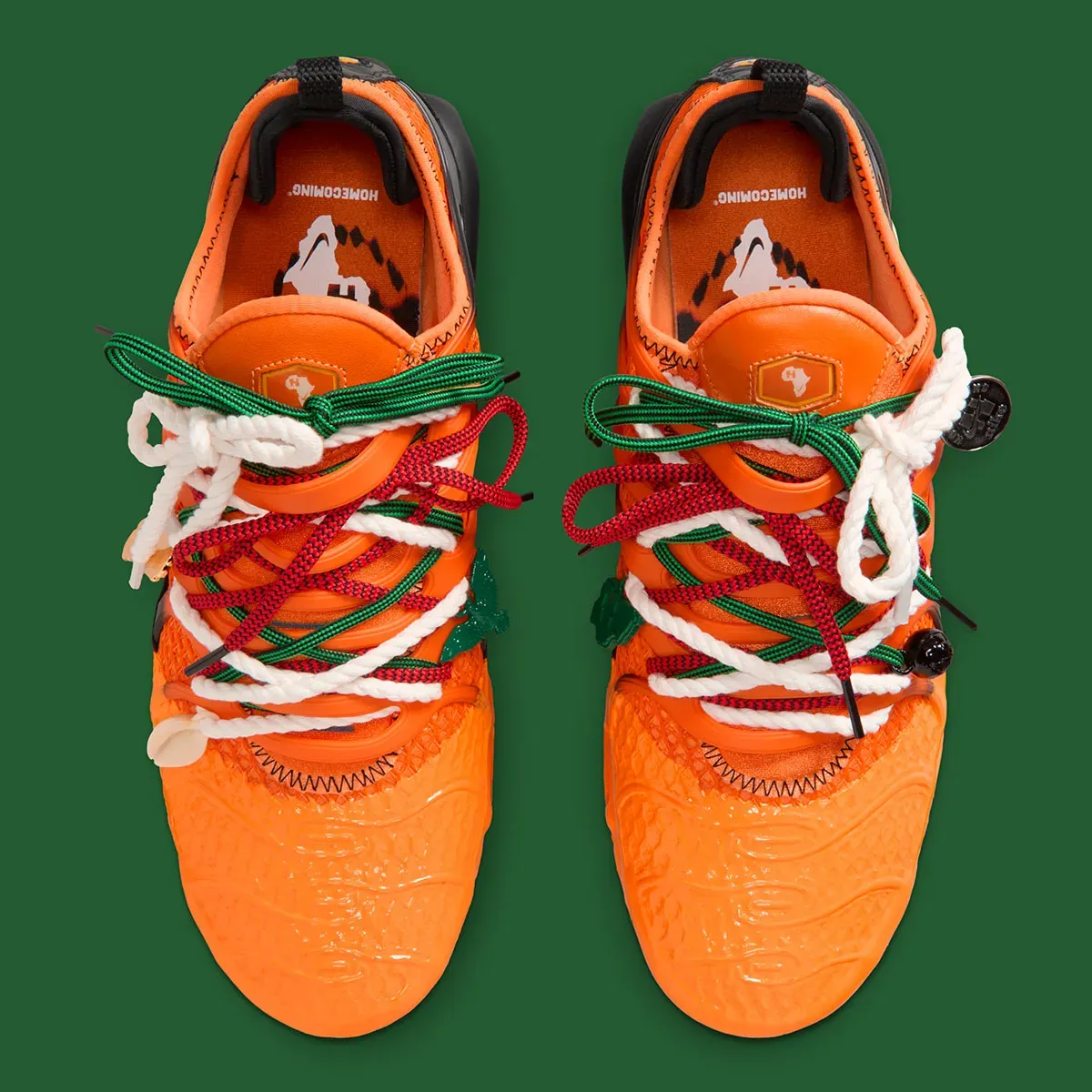 HOMECOMING Festival x Nike Air Max Plus Safety Orange Black Bright Mandarin IM4960-800 outsole view