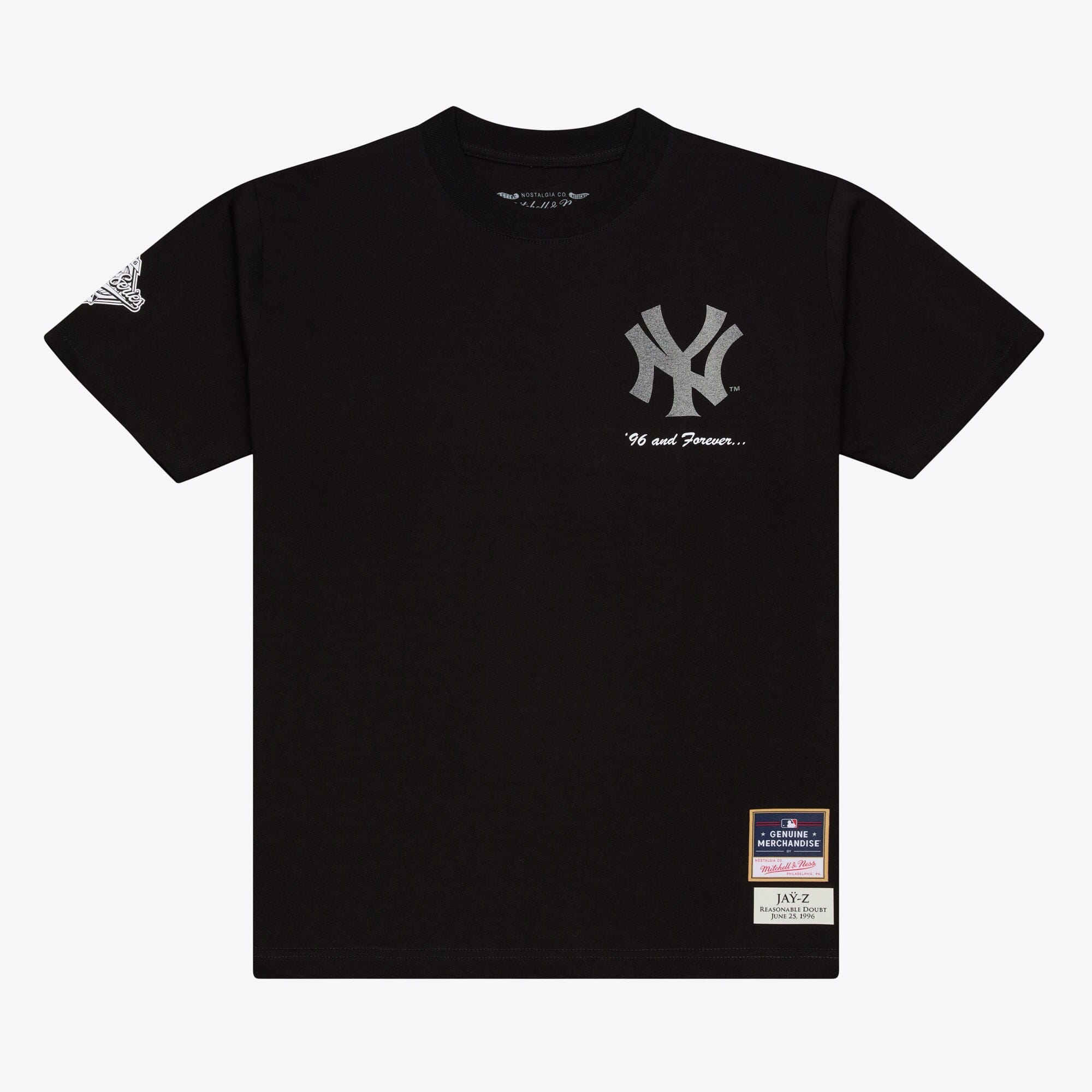 Jay-Z Reasonable Doubt x New York Yankees Black T-Shirt ($70)