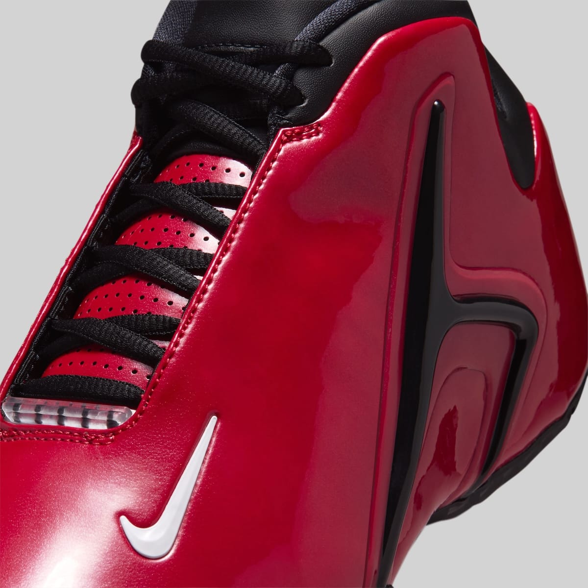 Nike Zoom Hyperflight Varsity Red medial side showing the seamless molded upper