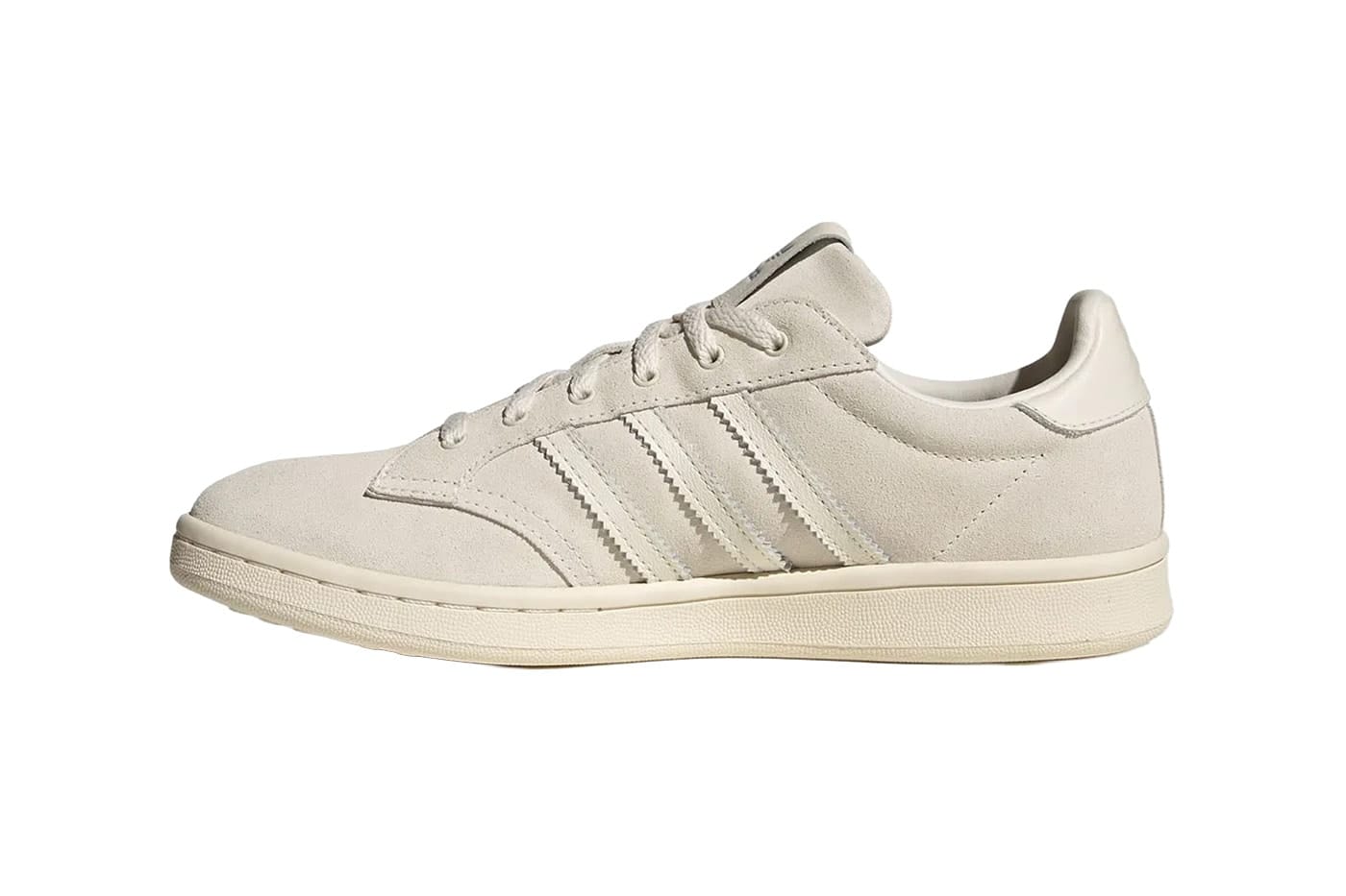adidas Billie Jean King KH9857 medial view with gold signature on heel
