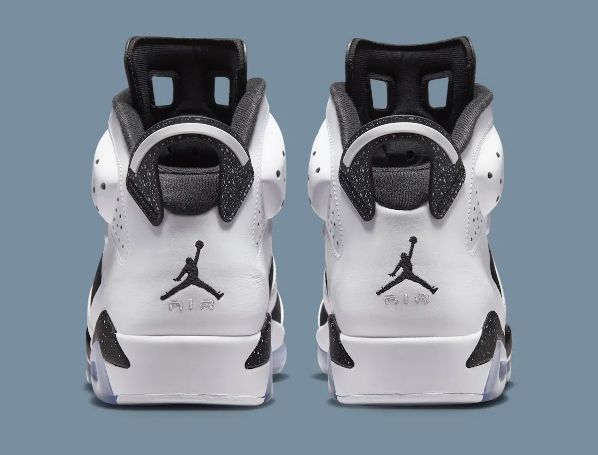 Air Jordan 6 Oreo 2026 angled detail view
