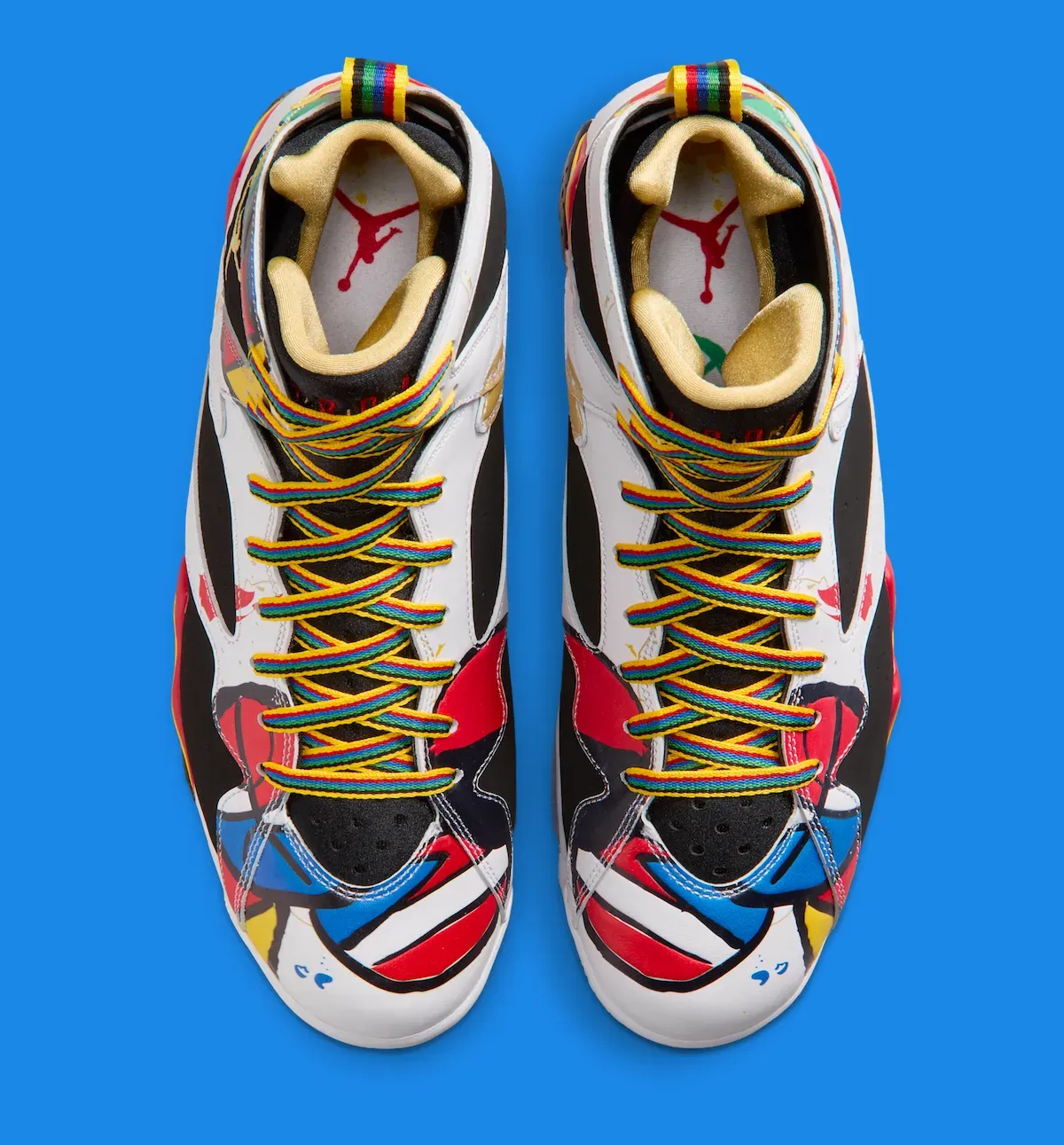 Air Jordan 7 Miro top-down view of the full colorway