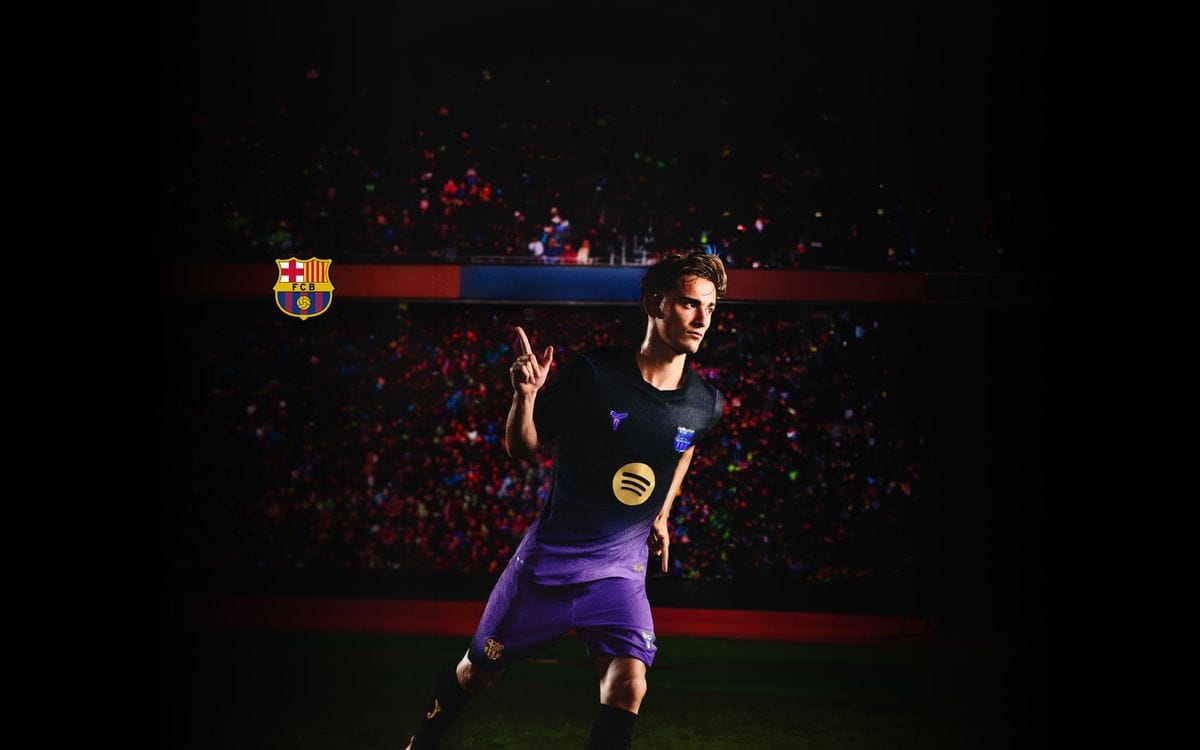 FC Barcelona Kobe Bryant 2026-27 away kit product shot