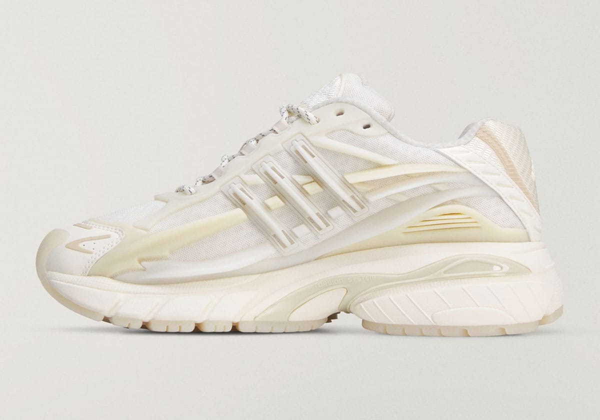 Pharrell adidas Jellyfish Triple White KH6730 medial side
