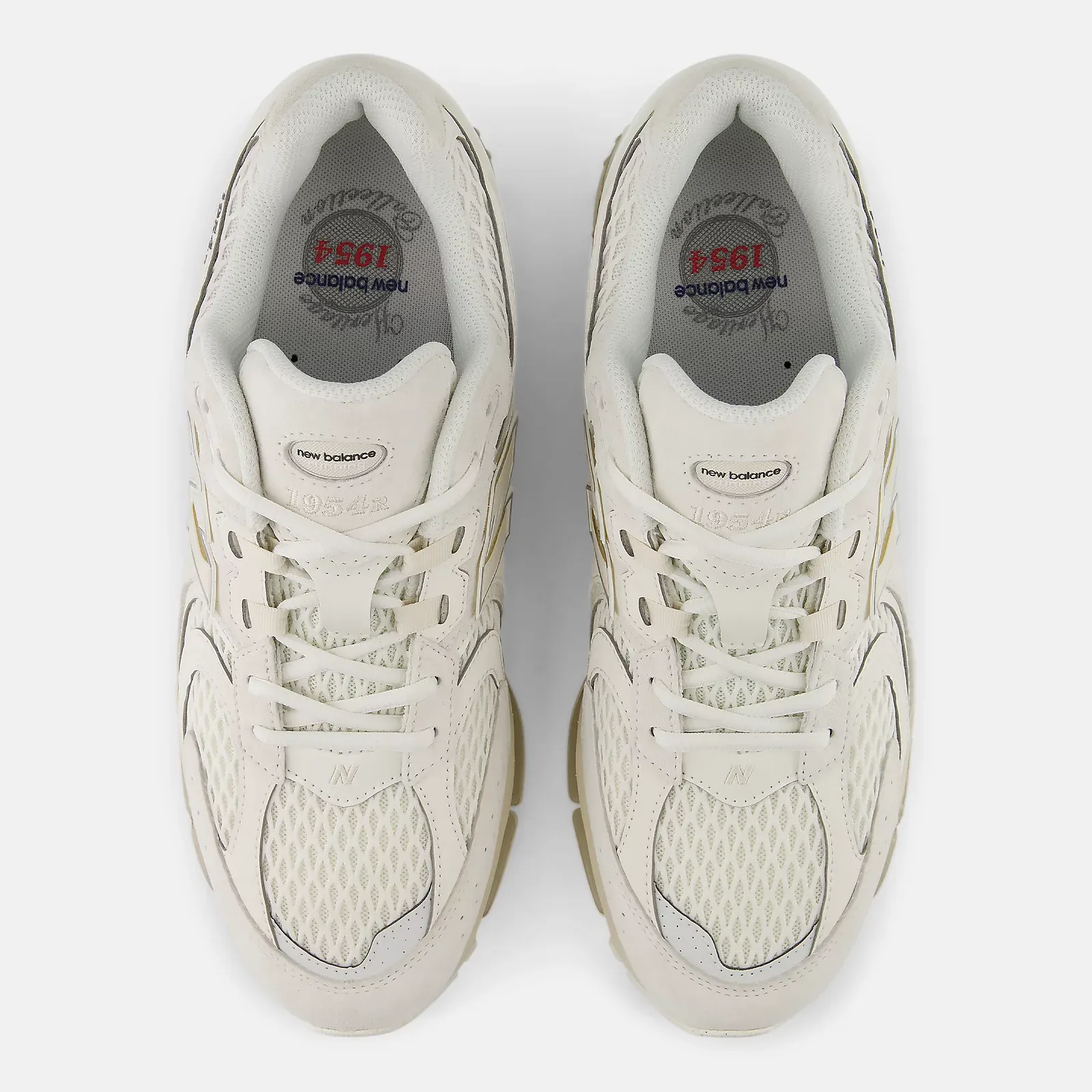 New Balance 1954R Sea Salt outsole showing the segmented ABZORB cushioning