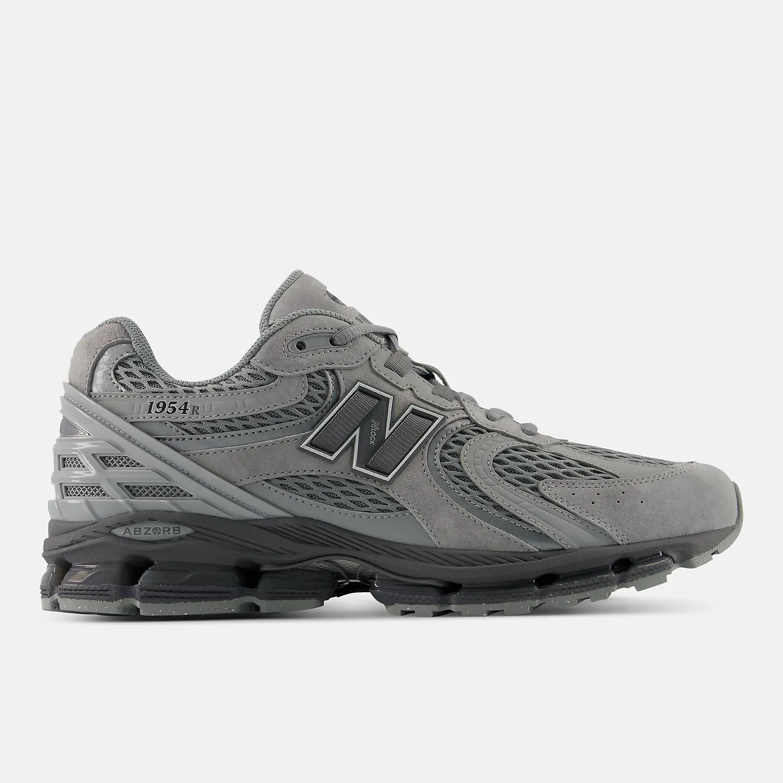 New Balance 1954R Slate Grey and Castlerock lateral view