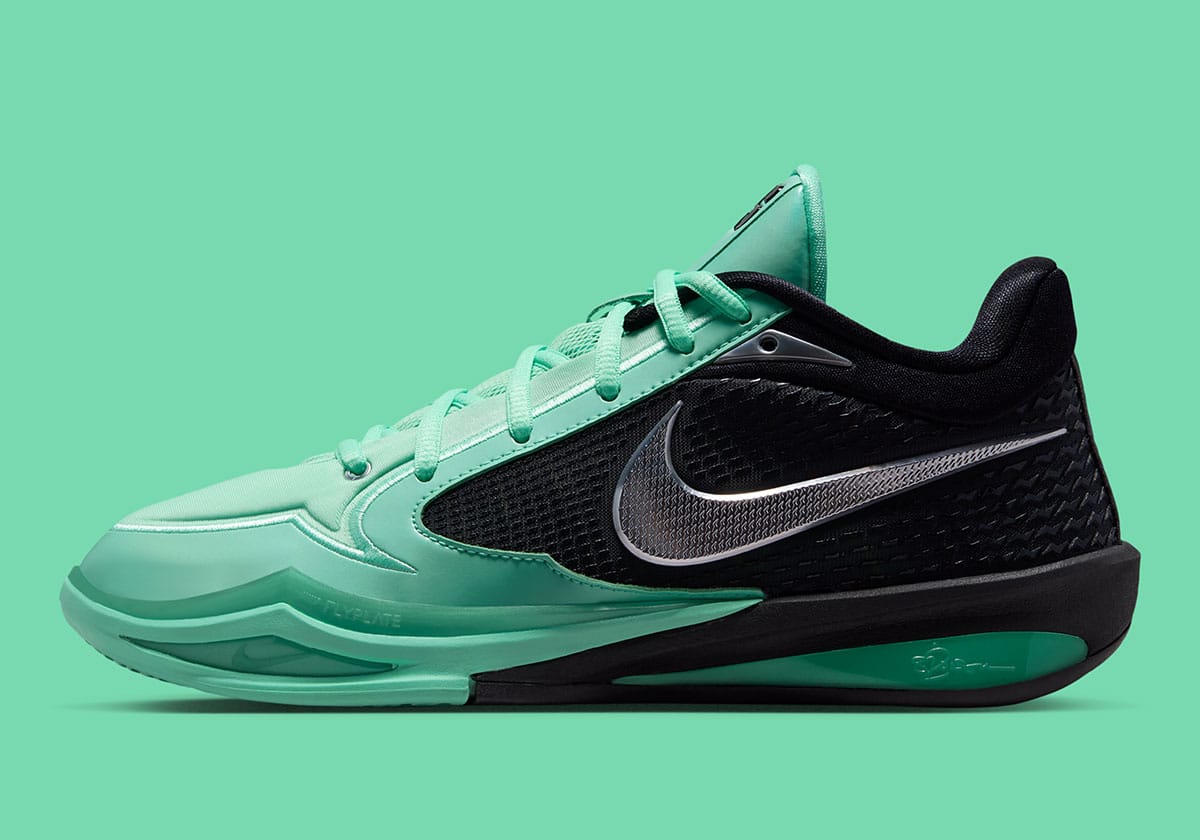 Nike Sabrina 4 Green Glow lateral view