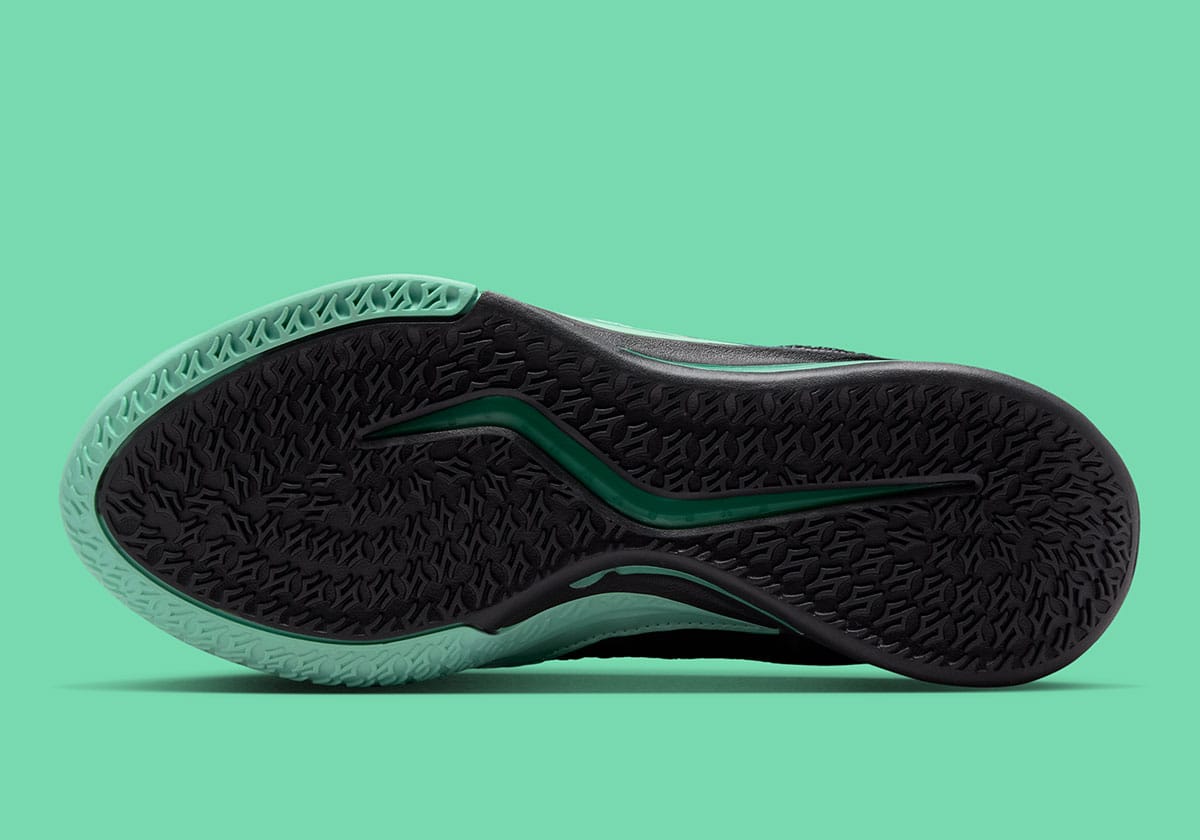 Nike Sabrina 4 Green Glow medial view