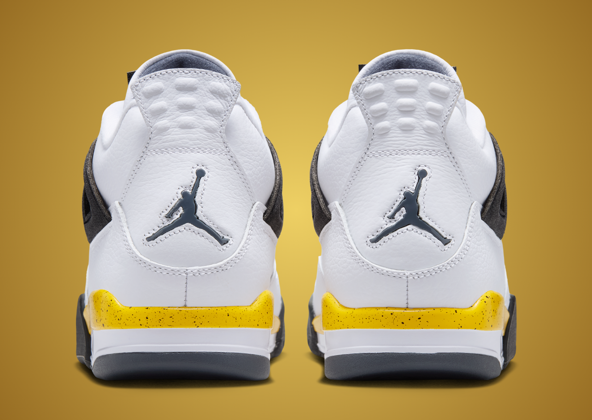 Air Jordan 4 Tour Yellow 2026 outsole and heel detail