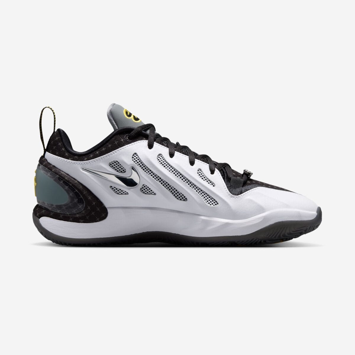 Nike A'Two Dawn Staley outsole showing Air Zoom lettering and yellow translucent panels