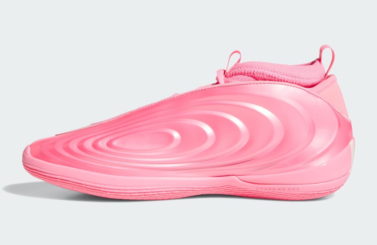 adidas Harden Vol. 10 RUEI LB5656 medial side in Beam Pink