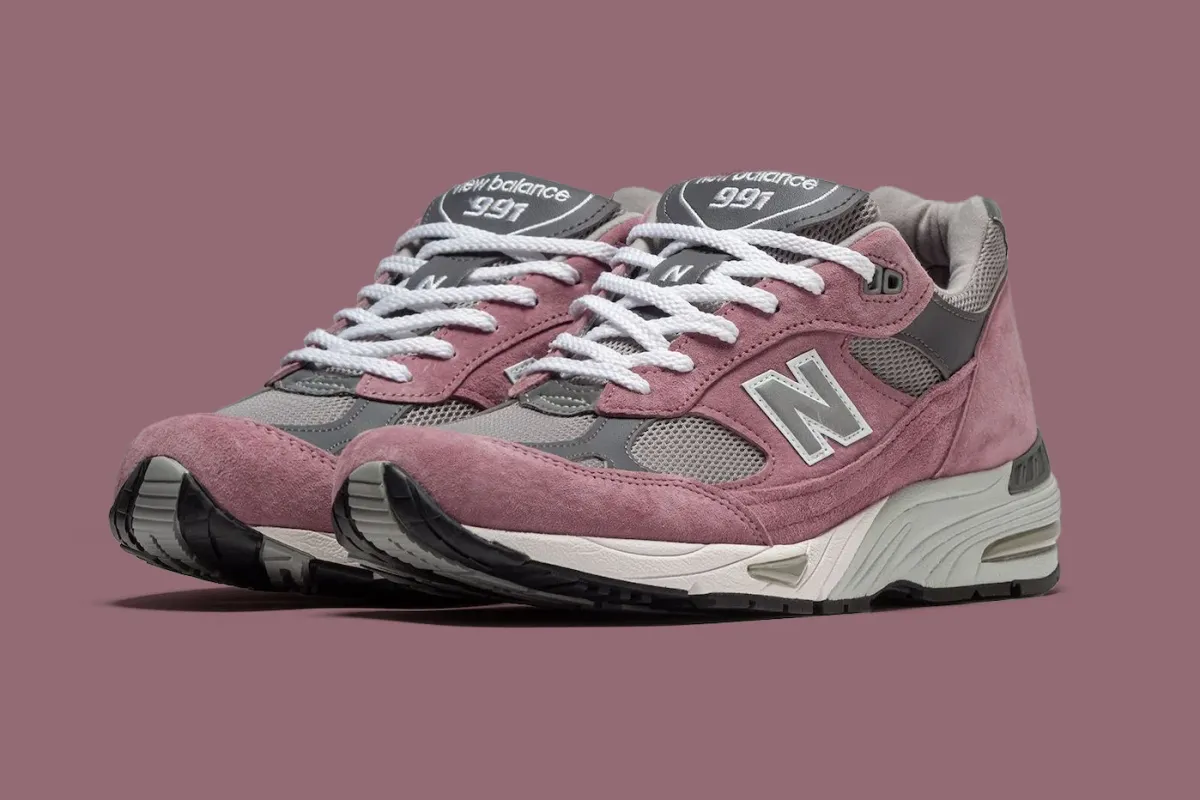 New Balance 991 Made In U.K. (Pink / Grey)