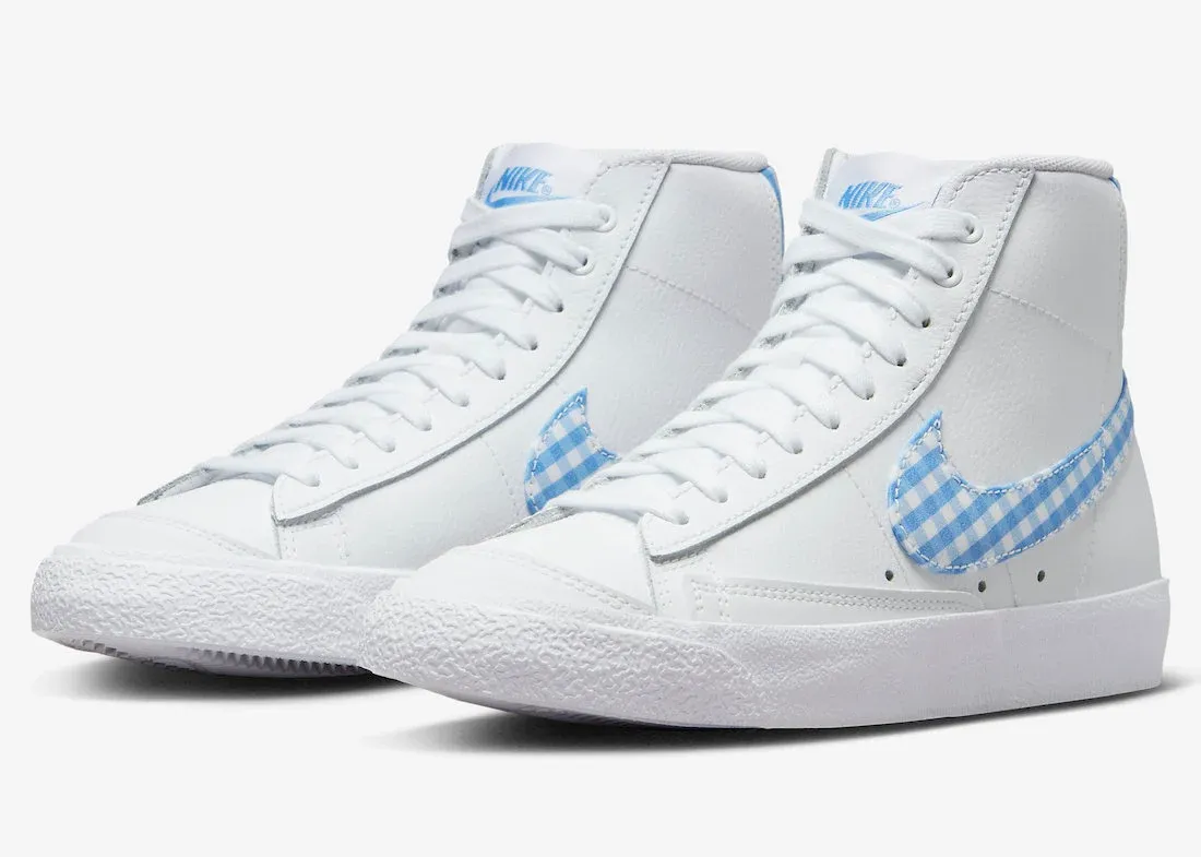 Nike Blazer Mid 'Blue Gingham'