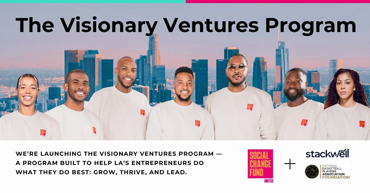 NBA Legends Team Up with Stackwell to Launch Visionary Ventures Program for LA Small Businesses