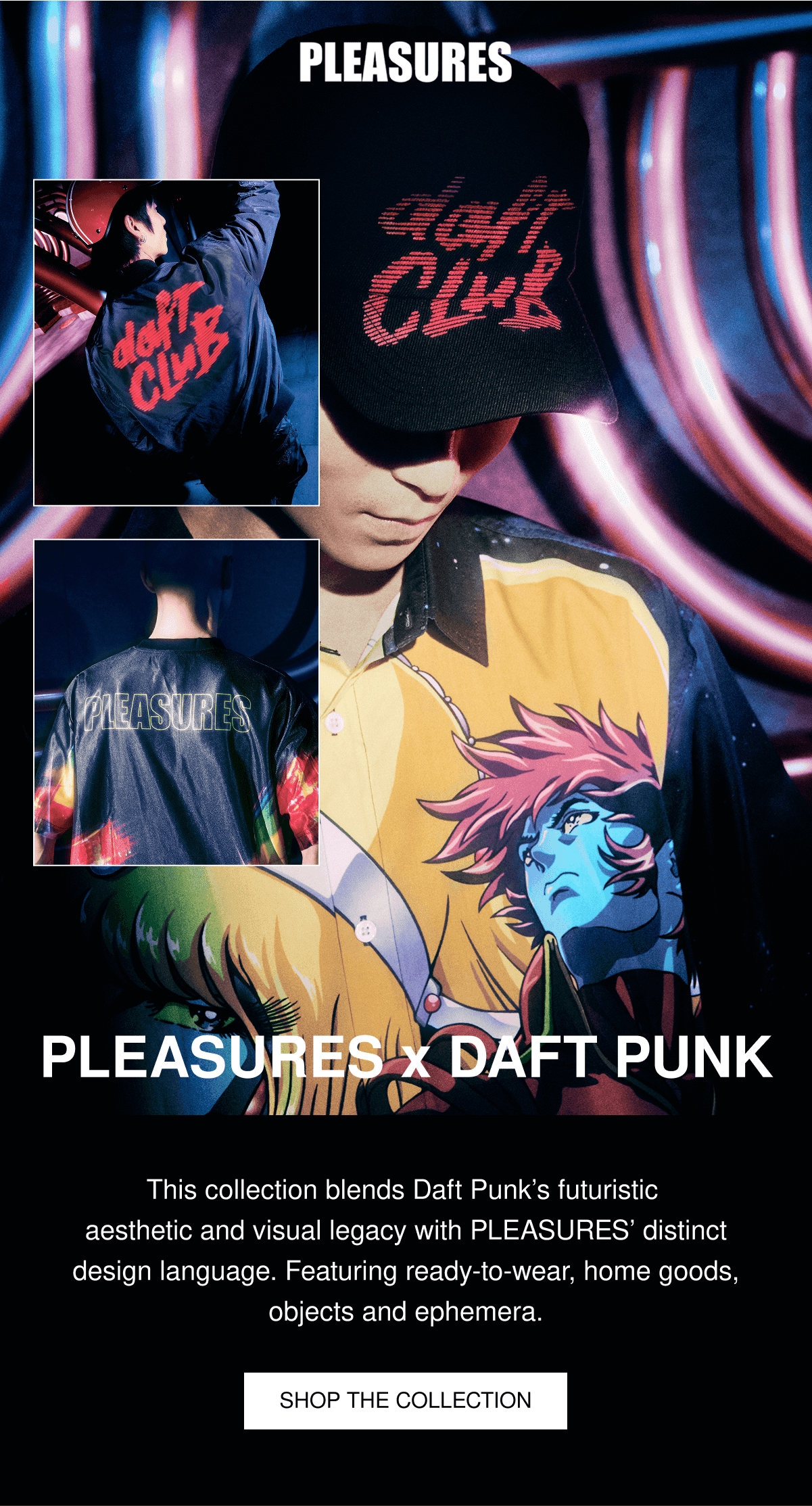 Daft Punk x PLEASURES: Robotic Streetwear Drops July 16th