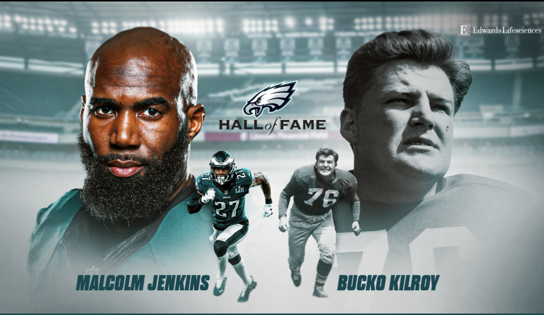 Eagles Honor Championship Legacy: Malcolm Jenkins and Bucko Kilroy Join Hall of Fame