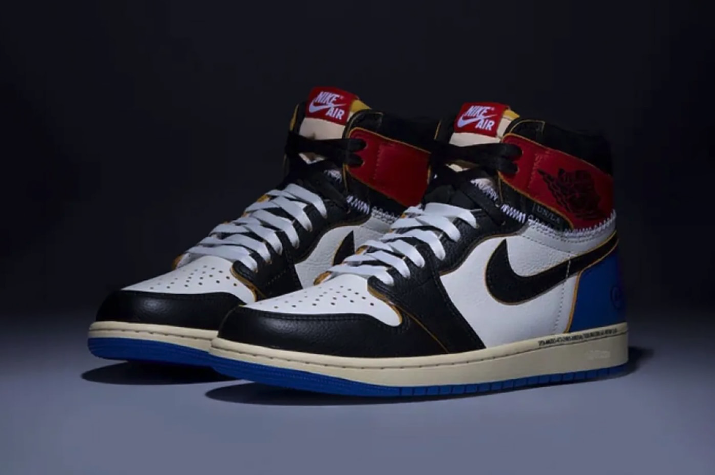 Fragment Design x Union LA x Air Jordan 1 High OG "Varsity Red/Sport Royal"