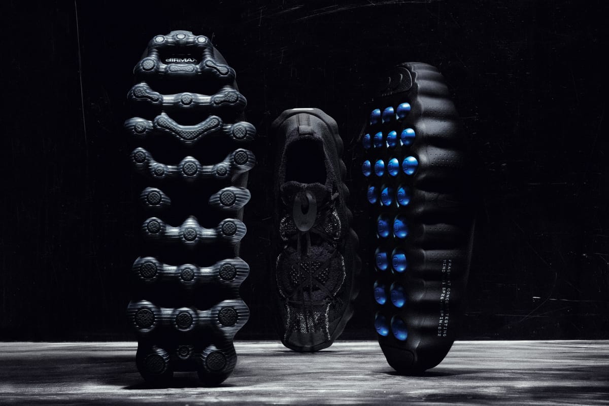 Hiroshi Fujiwara's Fragment Concept Testing Takes On Nike's Air Liquid Max, Mind 001, and Mind 002