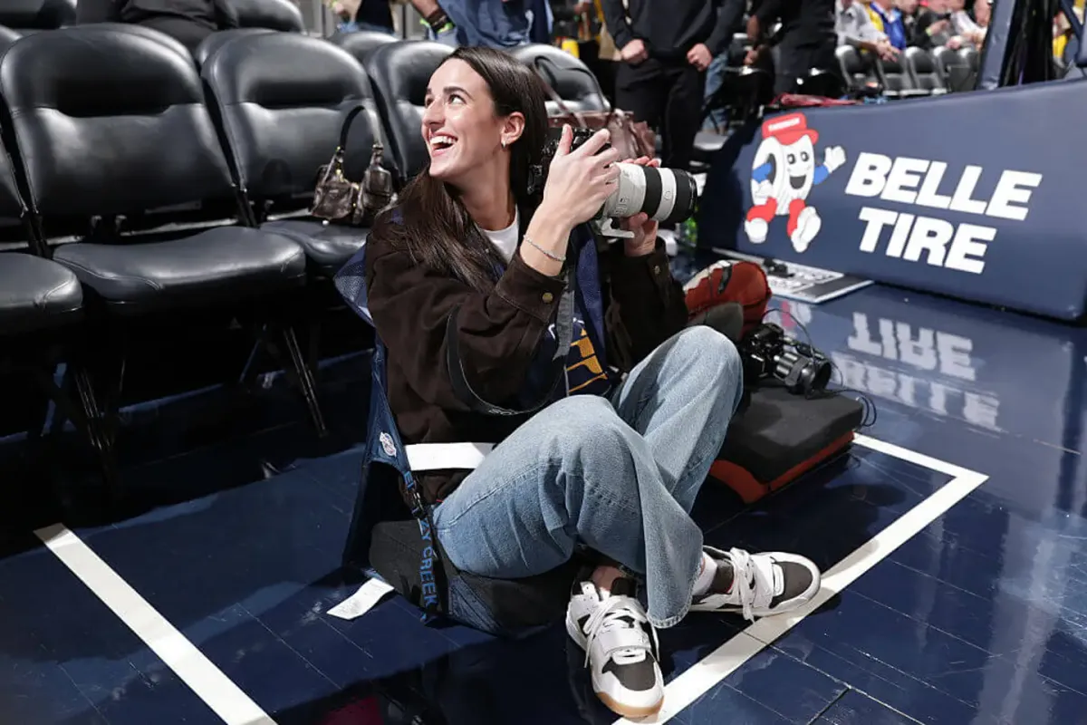 Caitlin Clark Credentialed as Pacers Photographer During Lakers Visit to Indiana