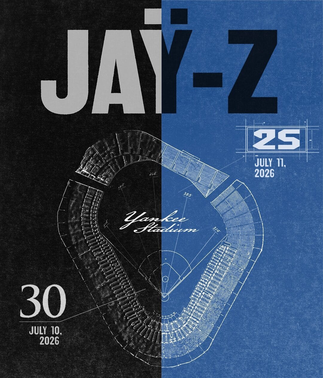 JAŸ-Z Announces Back-to-Back Yankee Stadium Shows for 'Reasonable Doubt' and 'The Blueprint' Anniversaries