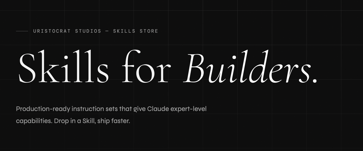Uristocrat Studios Skills Store