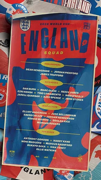 Tuchel Names England's 26-Man World Cup Squad With Kane as Captain