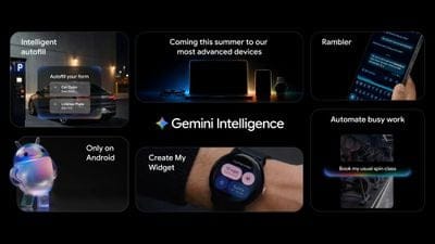 Google Previews Android 17 'Gemini Intelligence' Ahead of Apple's WWDC
