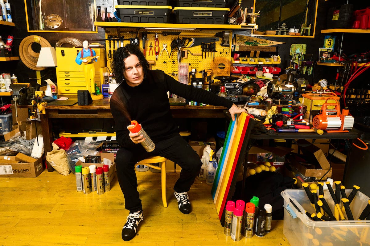 Jack White Opens First Art Exhibition at Damien Hirst's Newport Street Gallery May 29