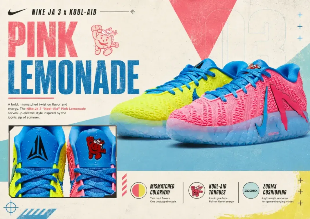 Nike Ja 3 'Kool-Aid' Drops May 20 for $135
