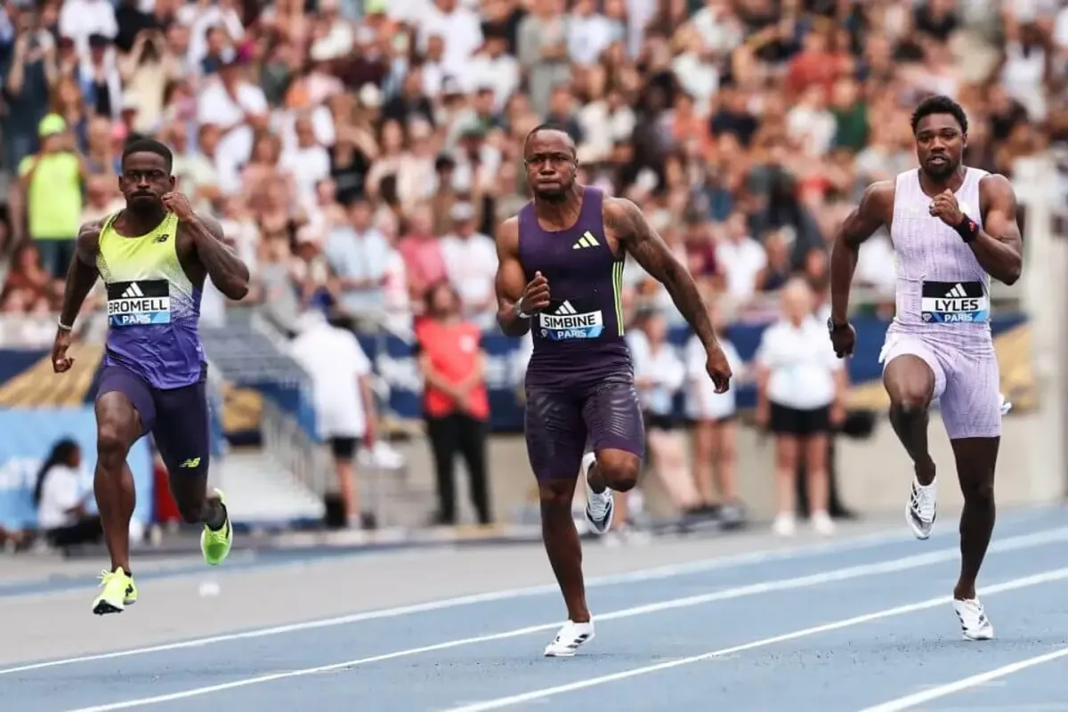 Trayvon Bromell Edges Noah Lyles in Paris Diamond League 100m