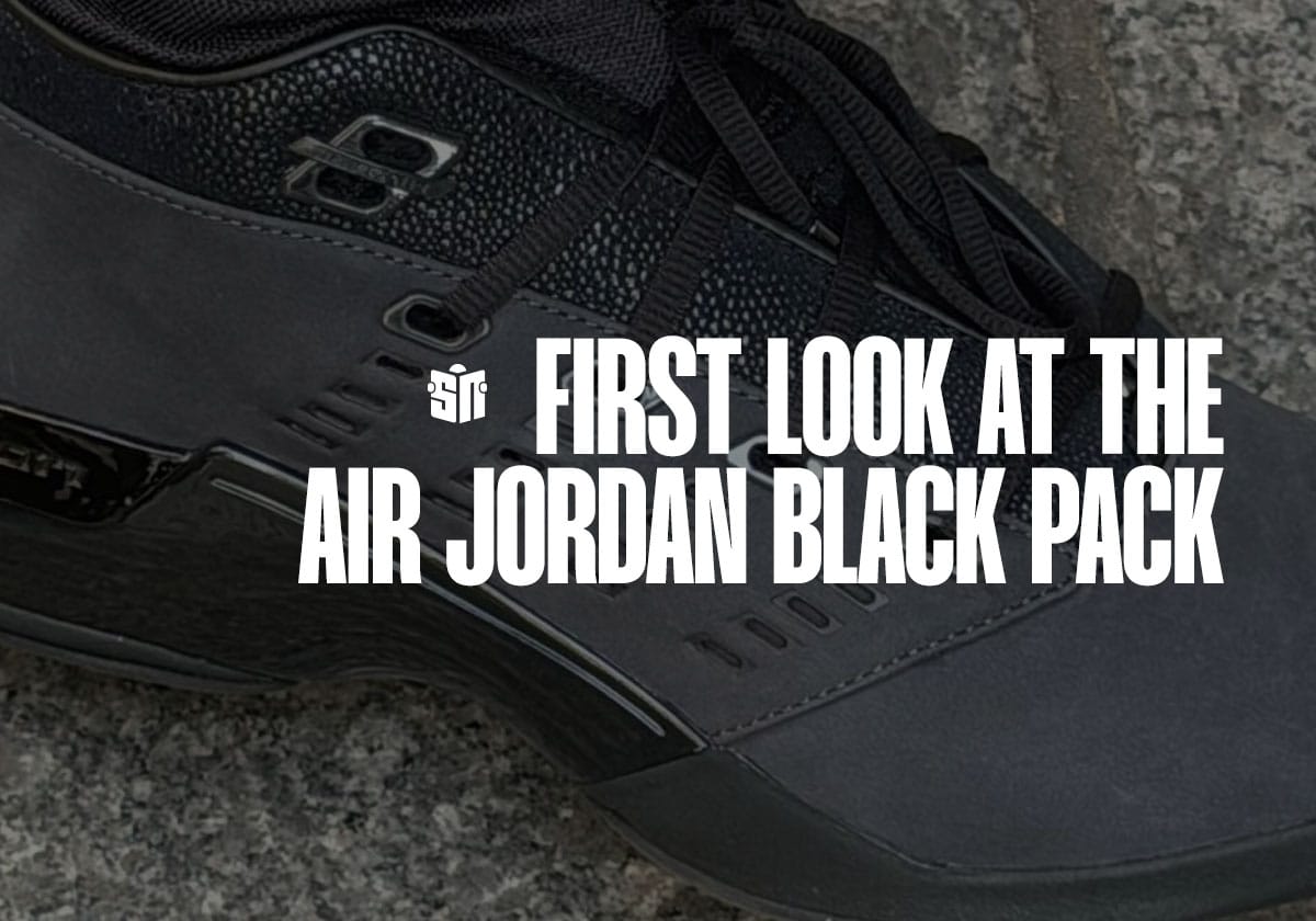 Air Jordan 'Black Pack' Brings Four All-Black Retros for Holiday 2026