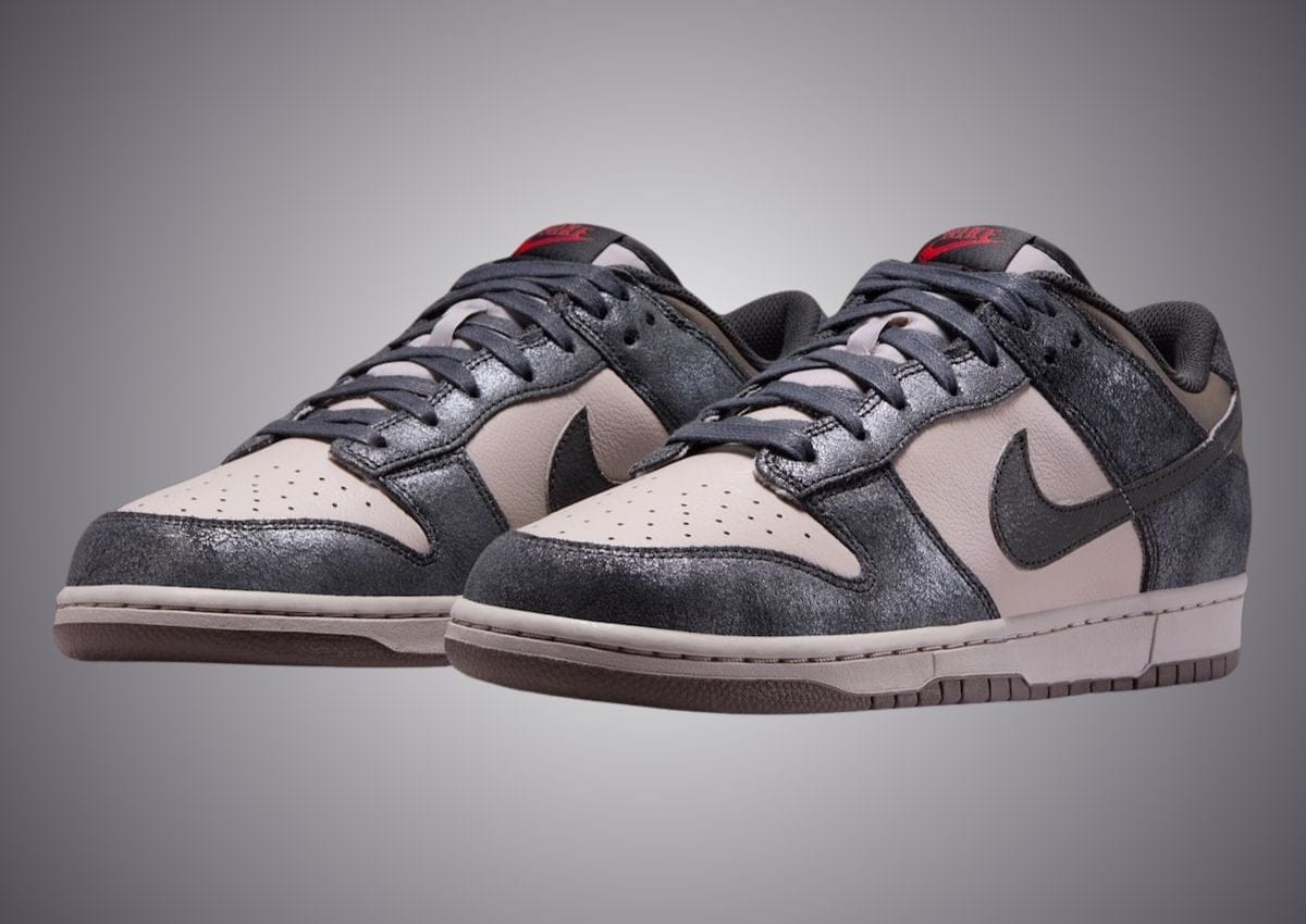 Nike Dunk Low 'CBGB' Released June 2 for $130 in Distressed Metallic Silver