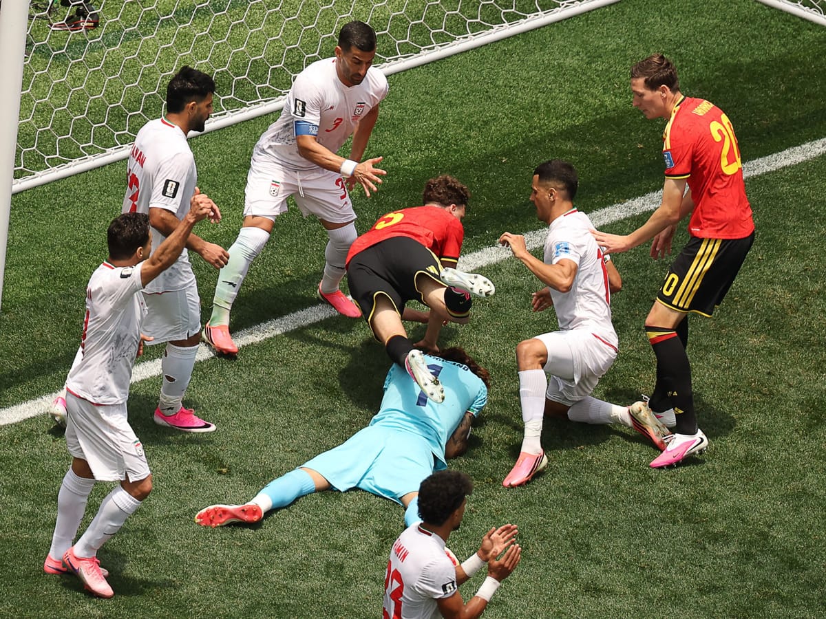 Iran Hold 10-Man Belgium to 0-0 Draw at the World Cup