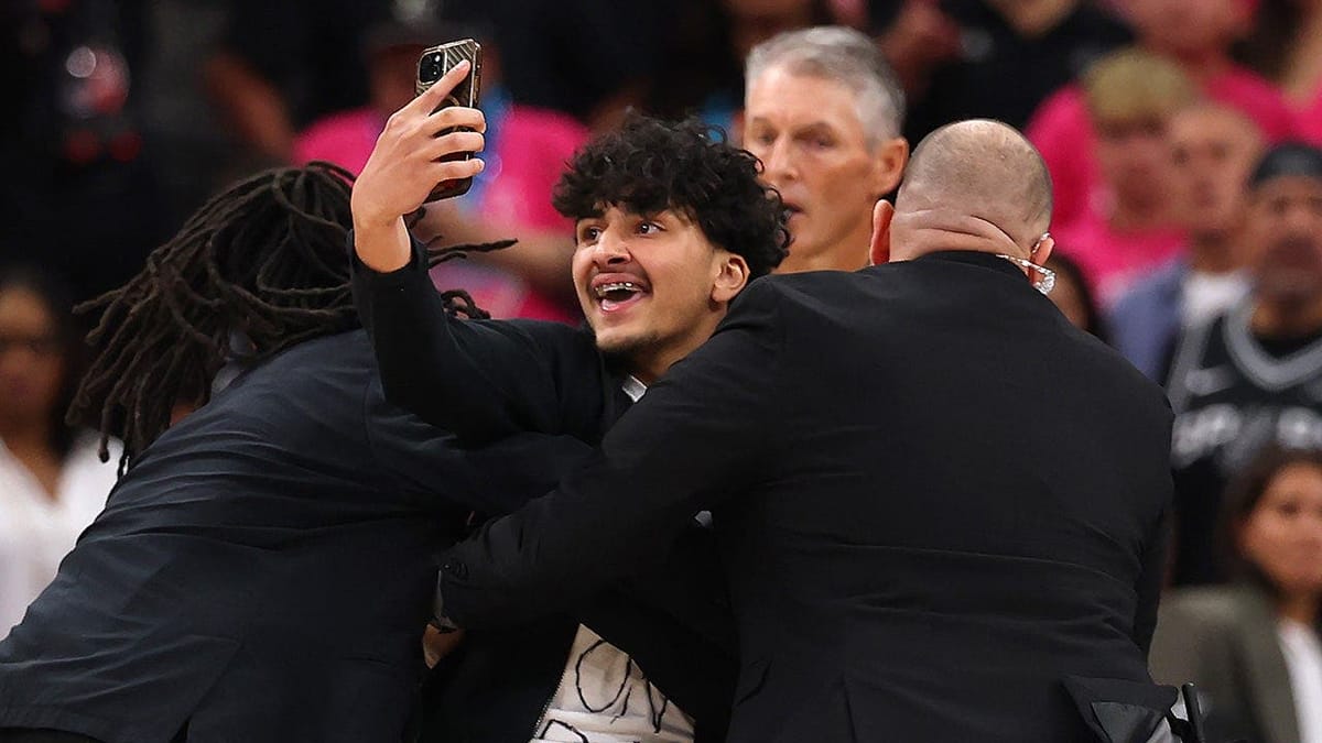 Two Fans Get Lifetime NBA Bans After Court-Storming for a Wembanyama Selfie in Game 1