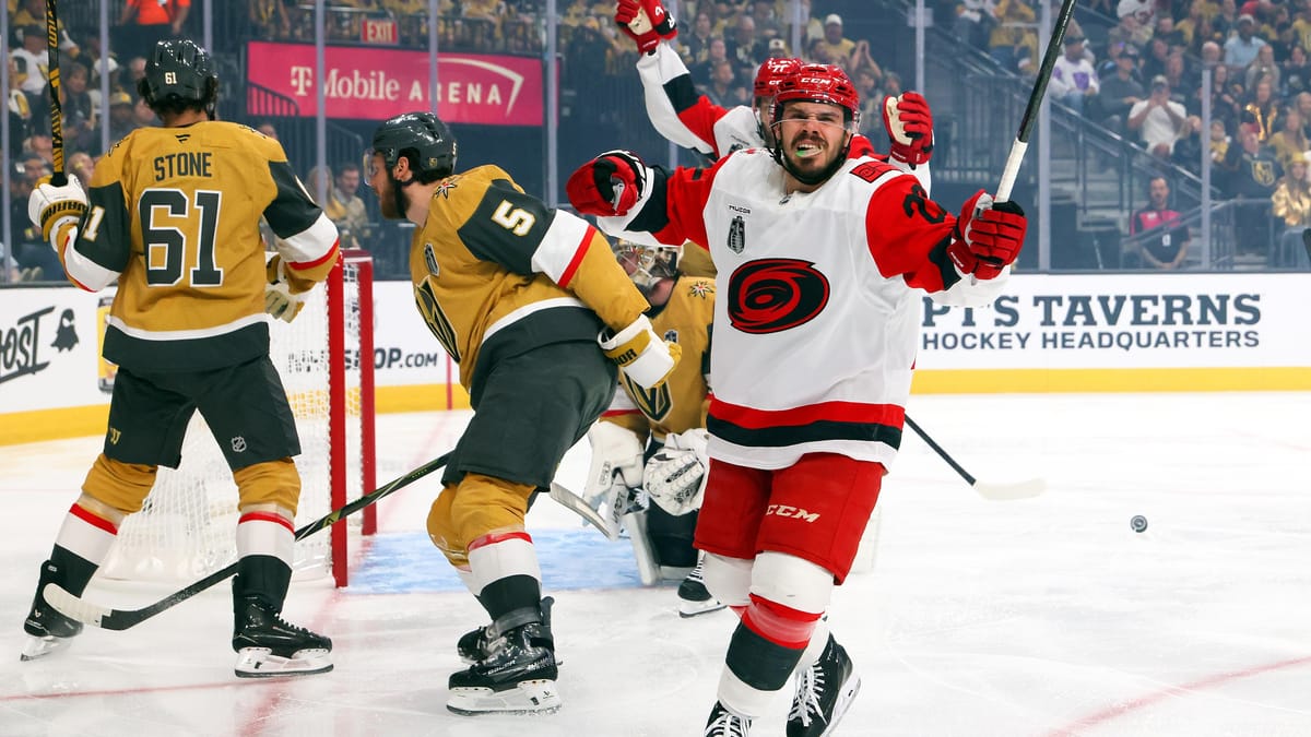 Hurricanes Beat Golden Knights 5-3 in Game 4 to Even Stanley Cup Final 2-2
