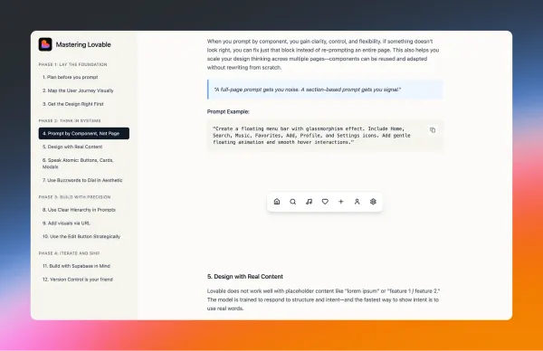 The Builders' Guide to AI App Development: Mastering Prompts for Lovable and Beyond