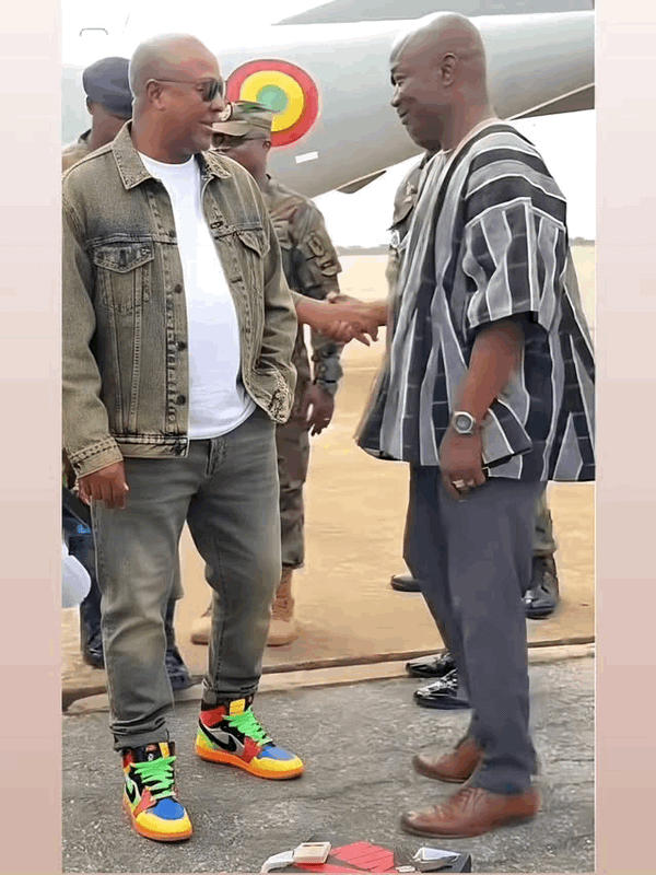 President Mahama Gifted Free The Youth Jordan 1