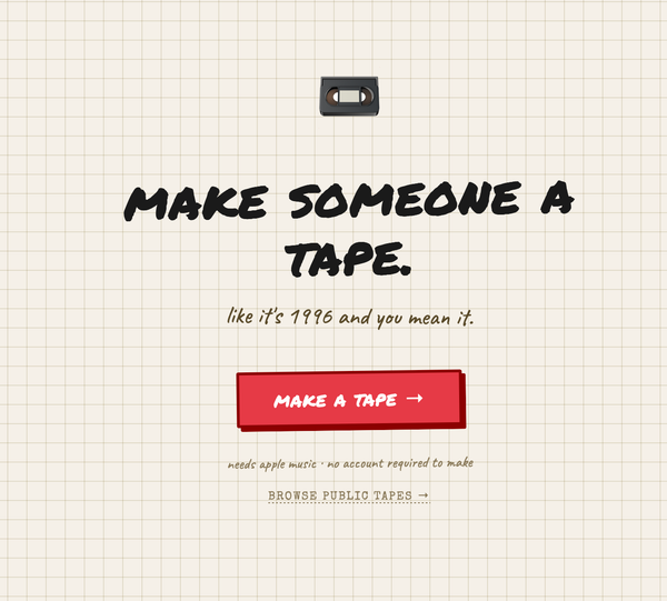 Mixtape Is Live: Make One for Someone You Love