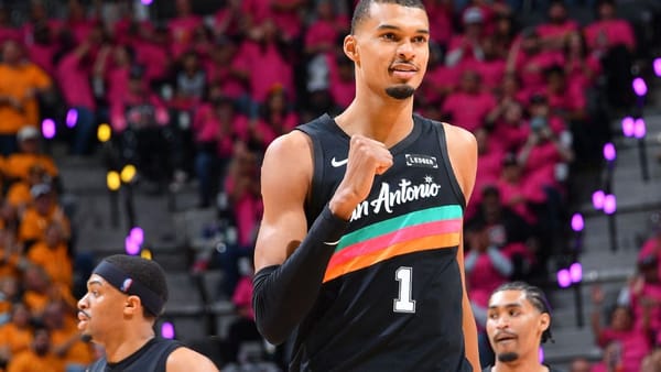 Wembanyama Just Had the Greatest Playoff Debut in Spurs History. Tim Duncan Was There to Watch It.