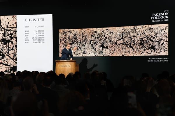 Pollock's 'Number 7A, 1948' Sells for $181.2M at Christie's, a Record for the Artist