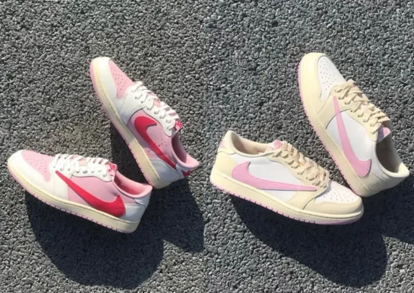 Travis Scott Air Jordan 1 Low OG 'Pink Pack' Releases May 29 for $155