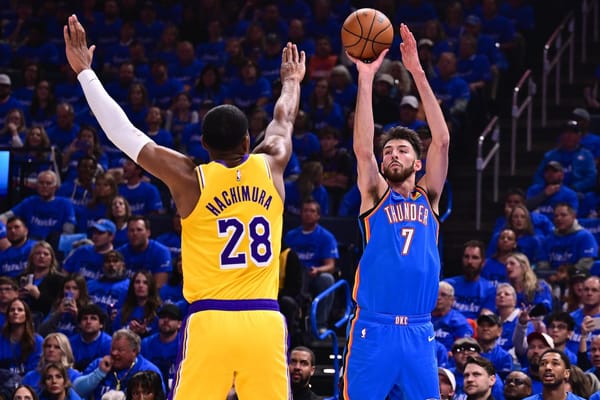 Thunder Beat Lakers 108-90 in Game 1 as Chet Holmgren Posts 24-12-3
