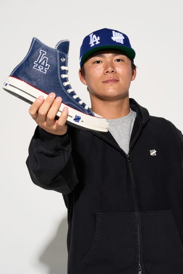 UNDEFEATED x MLB x Converse Chuck 70 "Los Angeles Dodgers" in Dodger Blue faux ostrich leather