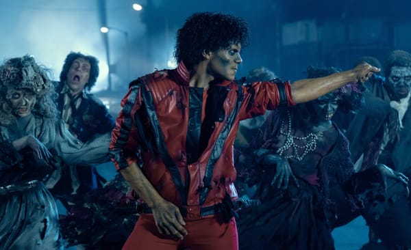 Jaafar Jackson as Michael Jackson in the 2026 biopic "Michael"