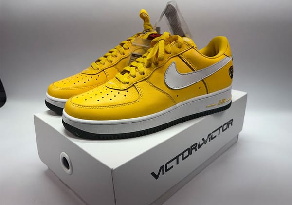 Victor Wembanyama Debuts a Yellow Victor Victor x Nike Air Force 1 Low