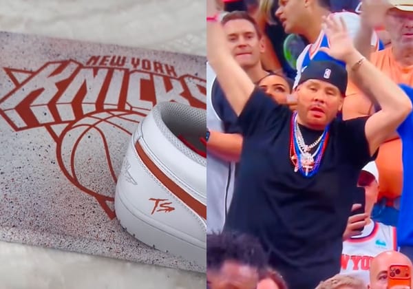 Jordan Brand Sends Fat Joe a Custom Terror Squad 'Knicks' Pack