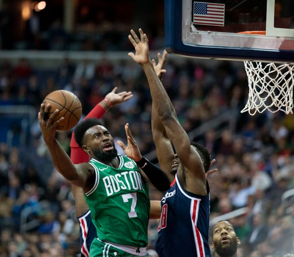 Boston Celtics forward Jaylen Brown