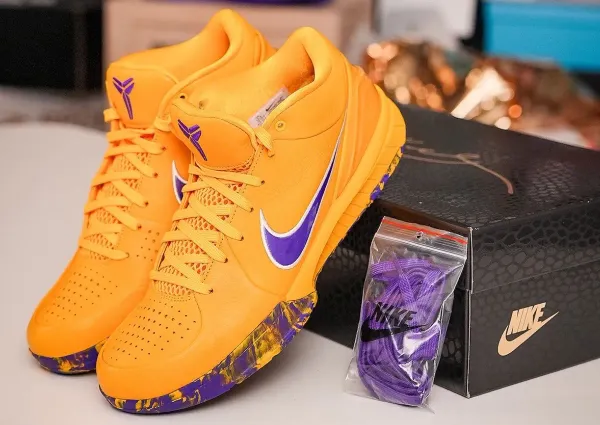Nike Kobe 4 Protro 'Draft Day' Lakers Releases June 26 for $190
